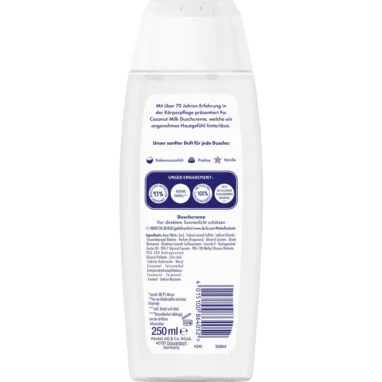 Fa Coconut Shower Gel, 250ml - Back