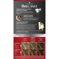 Schwarzkopf Brillance 864 Fawn Brown Schwarzkopf Brillance 864 Fawn Brown - Backside