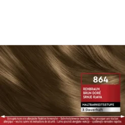 Schwarzkopf Brillance 864 Fawn Brown Schwarzkopf Brillance 864 Fawn Brown - Detail