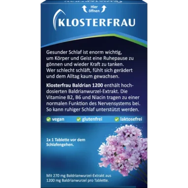 Klosterfrau Valerian Forte 1200, 30 Capsules