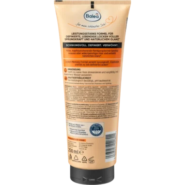 Balea Professional Shampoo Dream Curls, 250ml - Backside