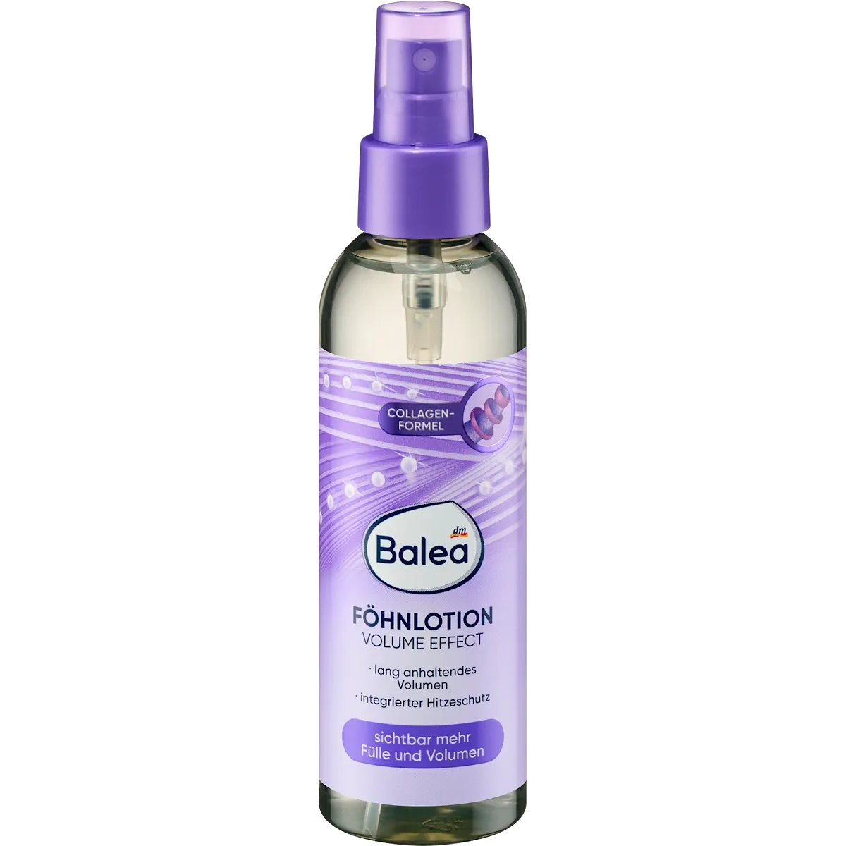 Balea Volume Effect Blow Dry Lotion, 150 ml Balea volume effect blow dry lotion front view