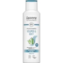 Lavera Volume & Strength Shampoo front label natural volume haircare