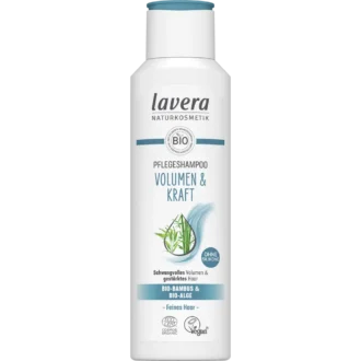 Lavera Volume & Strength Shampoo front label natural volume haircare