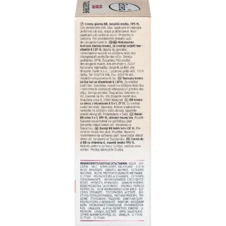 Ingredient list of Balea BB Cream Medium showing Peach Oil and Aloe Vera