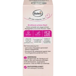 Balea Rich Day Cream, 50ml Balea Rich Day Cream, 50ml - Backside