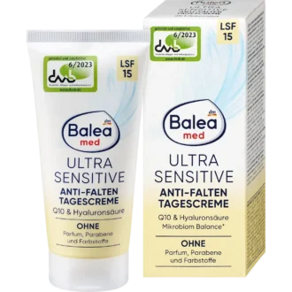 Balea Med Ultra Sensitive Q10 Anti-Wrinkle Day Cream SPF 15 for sensitive skin