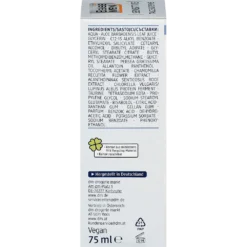 Balea MEN Sensitive Face Cream back label with ingredients and usage directions