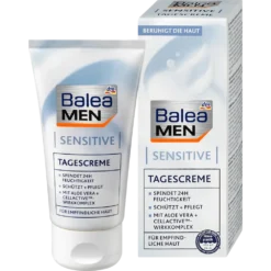 Balea MEN Sensitive Face Cream 75 ml front packaging men’s sensitive skin care