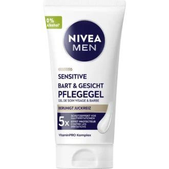 NIVEA MEN Sensitive Beard & Face Care Gel | Tube