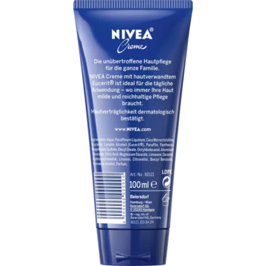 Nivea Original Care Cream, 100 ml -Back