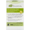Back of Alverde Verbena Plant Oil Soap 100 g showing ingredients and product information