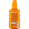Back view of Sundance Transparent Sun Spray SPF 50 200ml with product information label