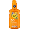Sundance Transparent Sun Spray SPF 50 200ml front view sunscreen bottle