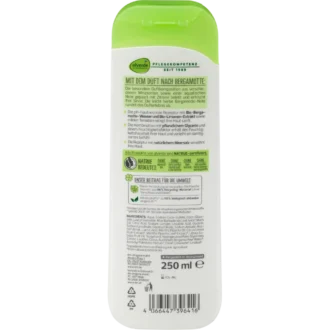 Alverde Shower Gel Mint Bergamot, 250ml - Backside