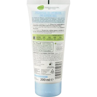 Alverde Ultra Sensitive Body Lotion, 200ml Alverde Ultra Sensitive Body Lotion - Backside and Ingredients