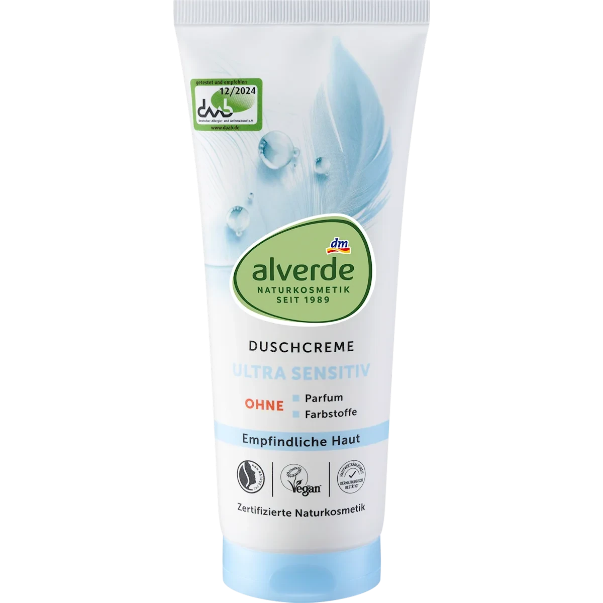 Alverde Ultra Sensitive Creme Shower, 200ml  German Drugstore