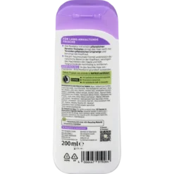 Back of alverde Anti-Grease Shampoo 200 ml with ingredients and usage information