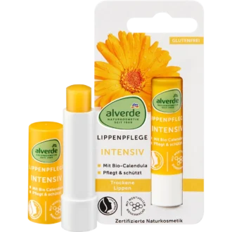 Alverde Organic Calendula Lip Balm Alverde Calendula Lip Balm with organic calendula for soft and cared-for lips, 4.8 g