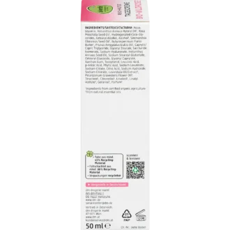 alverde face cream wild rose ingredients natural formula with hyaluronic acid and oils