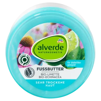 Alverde Foot Butter Organic Lime + Echinacea, 200 ml -2