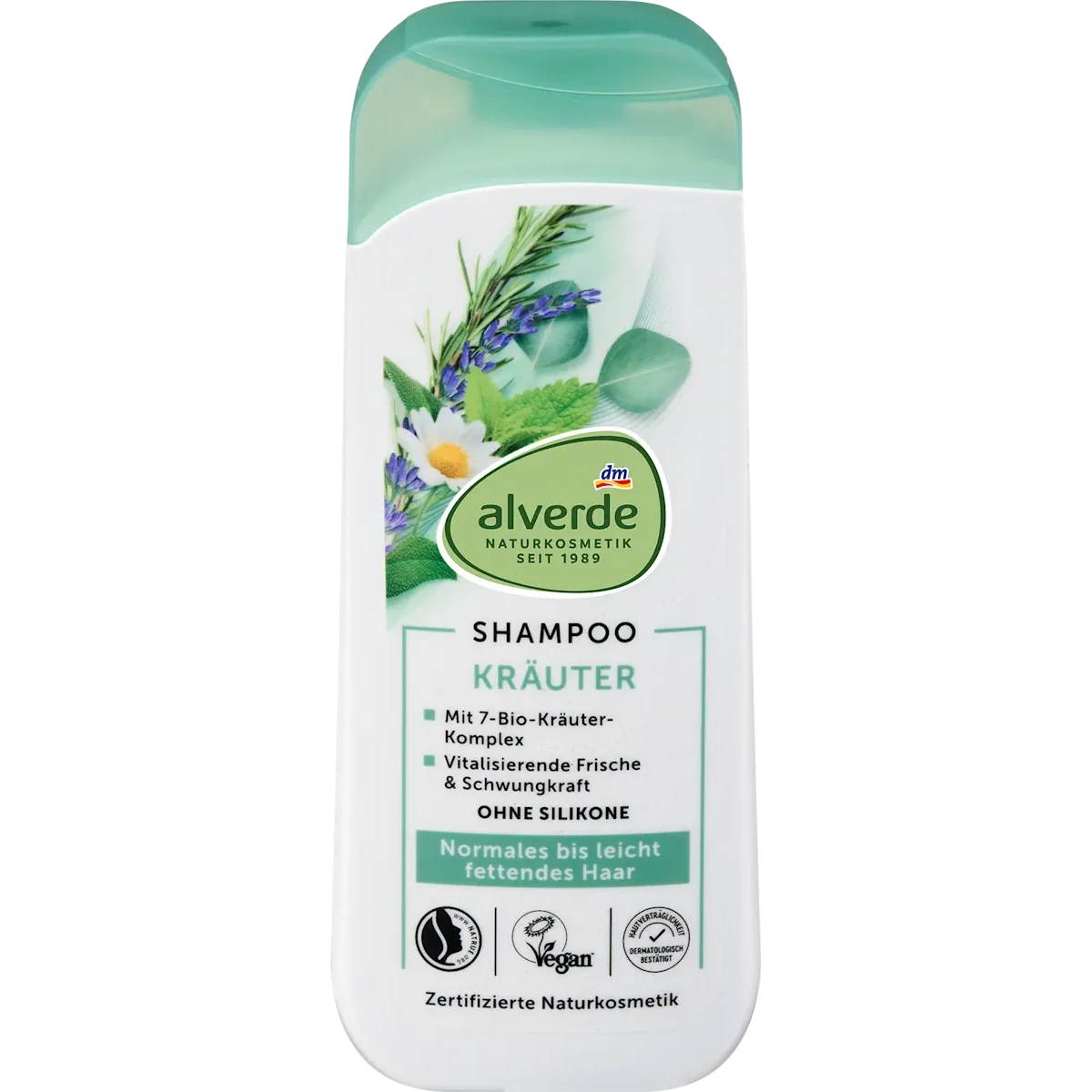 Alverde Shampoo 7 Organic Herbal, 200 ml alverde Herbal Shampoo with 7-organic-herb complex 200 ml