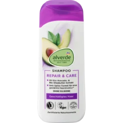alverde Repair & Care Shampoo for dry and damaged hair 200 ml
