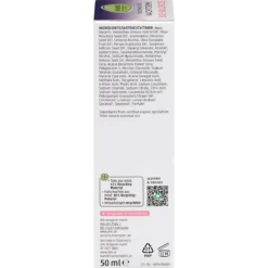 Alverde Wild Rose Night Cream, 50ml Alverde Wildrose Night Cream ingredients label back