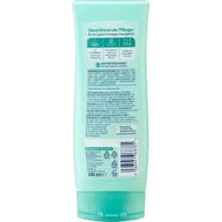 Back of Balea Hyaluronic Acid Body Lotion 200 ml showing ingredients and product information