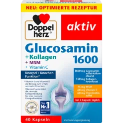 Doppelherz Glucosamin 1600 Collagen, 40 Capsules