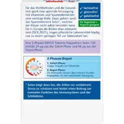 Doppelherz Selen Depot, 45 Tablets - Backside