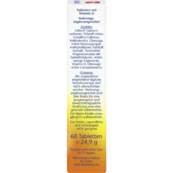 Doppelherz Vitamin D3 Mini-Tablets – Ingredients