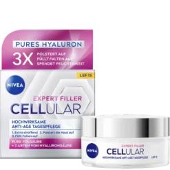 NIVEA Cellular Expert Filler day cream SPF 15 with hyaluronic acid for dry skin