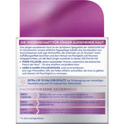 NIVEA Cellular Expert Filler day cream SPF 15 ingredients and packaging back view