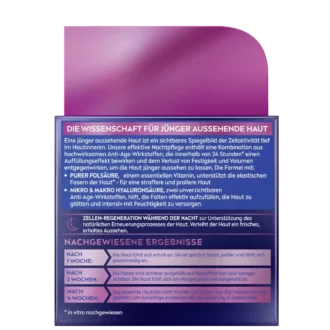 Cellular Expert Filler Night Care ingredients and usage directions