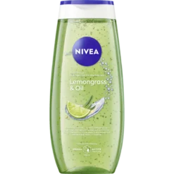 NIVEA Lemongrass & Oil Shower Gel 250 ml with vitamins C and E and nourishing oil pearls