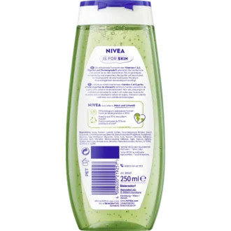 NIVEA Lemongrass & Oil Shower Gel | Refreshing Care - back side