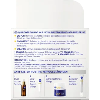 Nivea Q10 Power Anti-Wrinkle & Firming Day Cream SPF 15 - Back