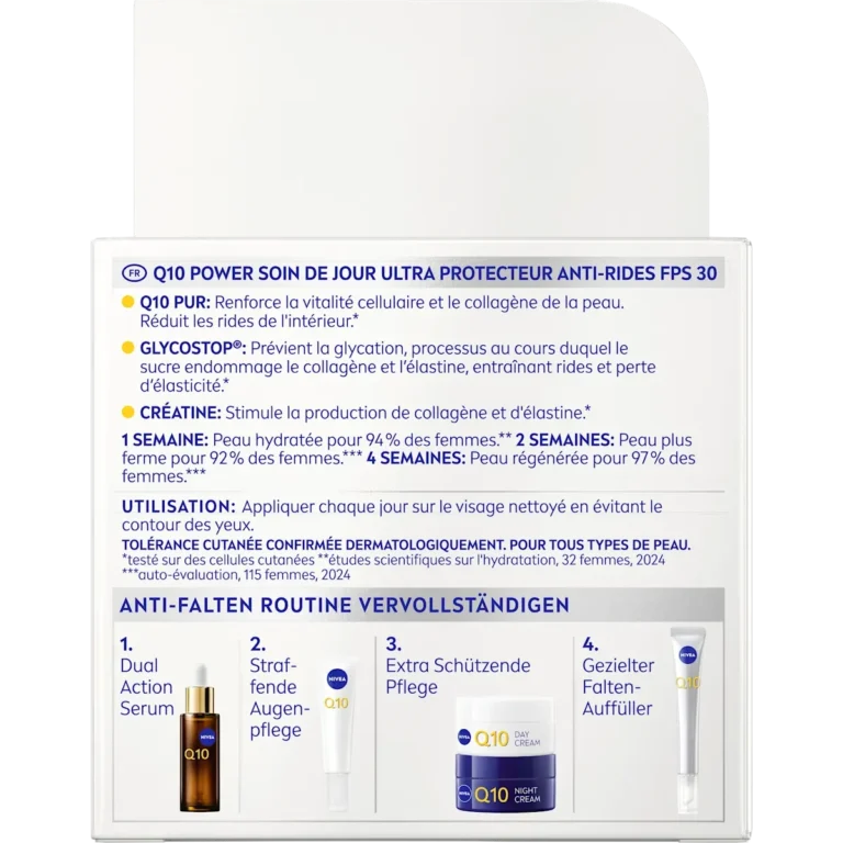 NIVEA Q10 Anti-Wrinkle Day Cream SPF 30 back