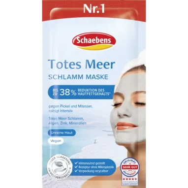 Schaebens Face Mask Dead Sea - Backside
