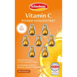 Schaebens Vitamin C Power Concentrate, 7 capsules, front view