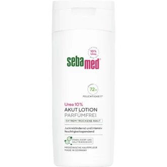 Sebamed Akut Lotion Urea 10% parfumfrei 200 ml front packaging dry sensitive skin care