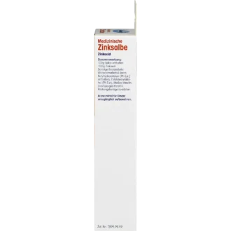 Active ingredient list of the medicinal Zinc Ointment showing 10% Zinc Oxide