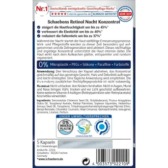 Schaebens Concentrate Retinol Night, 5 Ampoules