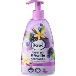 Balea Cream Soap Beeren & Vanille, 500 ml, fruity hand cleanser
