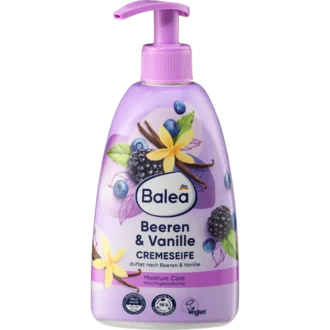 Balea Cream Soap Beeren & Vanille, 500 ml, fruity hand cleanser