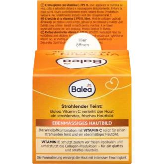 Back view of Balea Vitamin C Face Cream