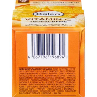 Balea Vitamin C Face Cream SPF 15 – ingredients