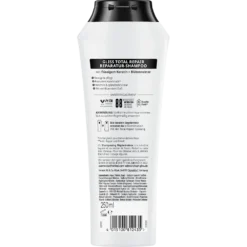 Back of bottle showing INCI list and usage instructions