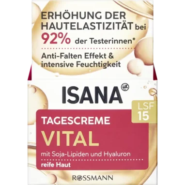 Isana Vital Day Cream SPF15, 50ml - Detail